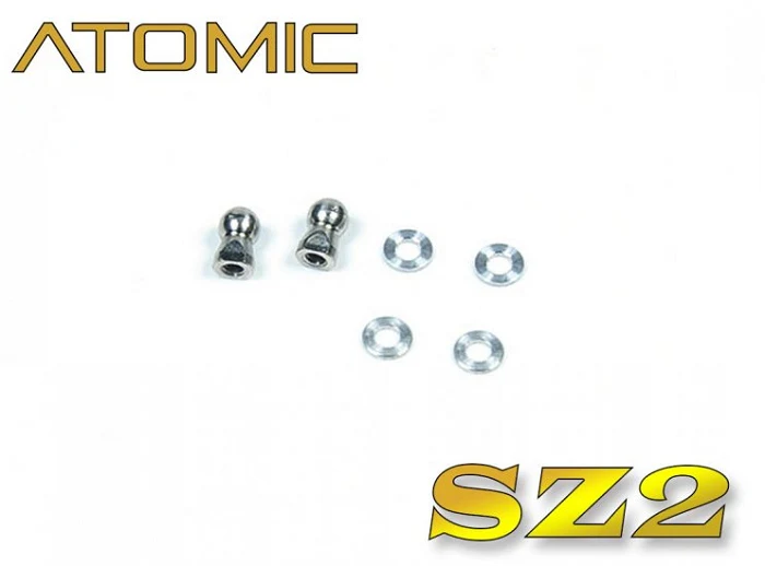 SZ2 Steering Linkage Ball Head (1mm shorter) [Atomic] SZ2-UP15