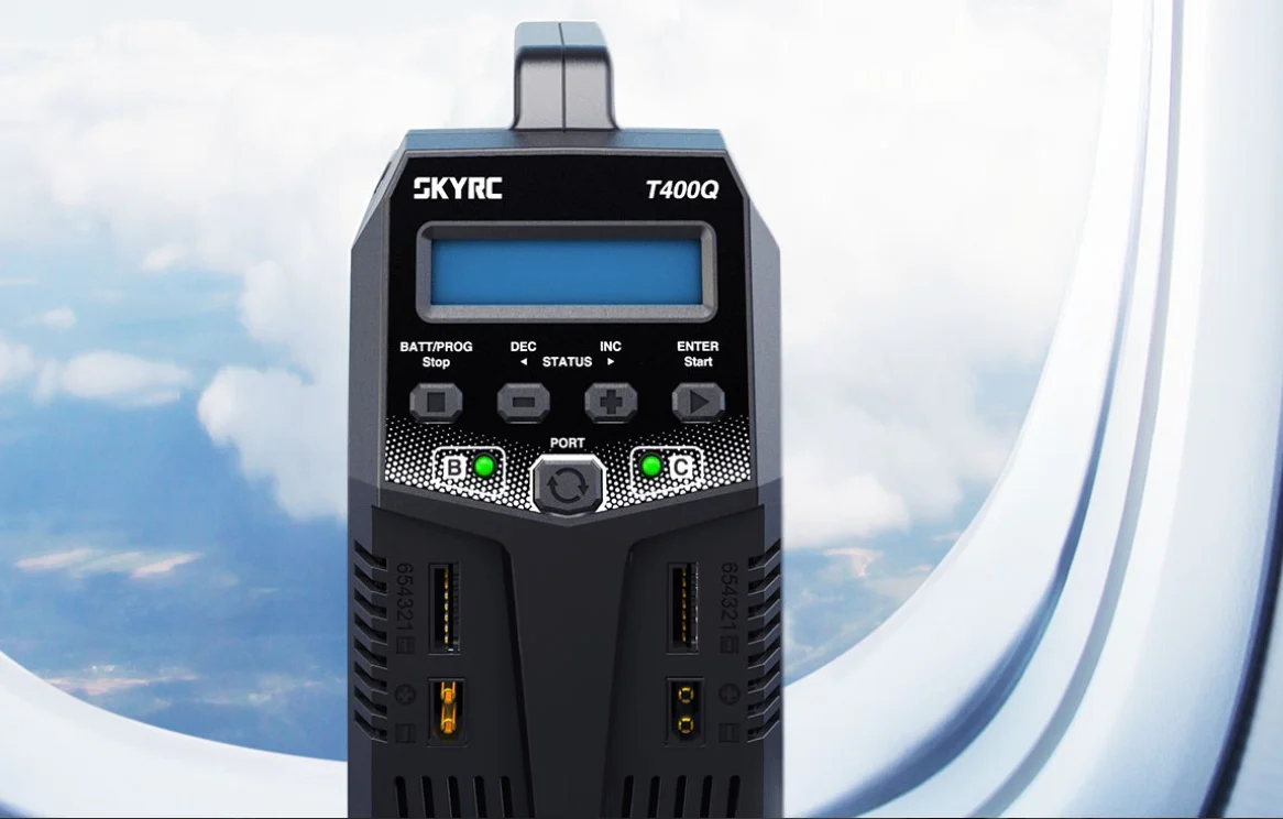 T400Q Quattro QUAD 4 Port AC-DC Battery Charger (6S-12A-400W) [SkyRC] T400Q - Image 2