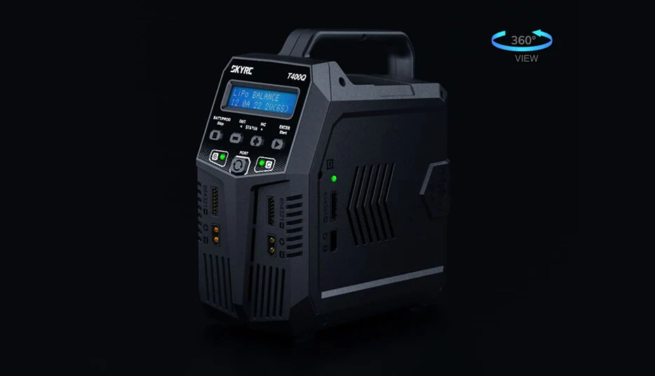 T400Q Quattro QUAD 4 Port AC-DC Battery Charger (6S-12A-400W) [SkyRC] T400Q - Image 8