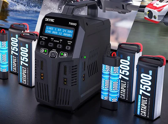 T400Q Quattro QUAD 4 Port AC-DC Battery Charger (6S-12A-400W) [SkyRC] T400Q - Image 9