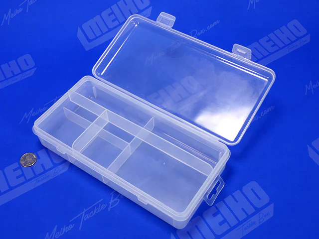 Tackle Case L Multi Utility Case - CLEAR Parts Box 10” Made in Japan [Meiho] 4963189200356