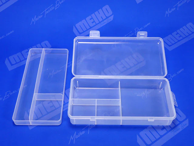 Tackle Case L Multi Utility Case - CLEAR Parts Box 10” Made in Japan [Meiho] 4963189200356 - Image 2