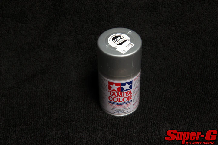 Tamiya - Bright Silver - PS-41 Polycarbonate Spray Paint for Lexan [Tamiya] 86041