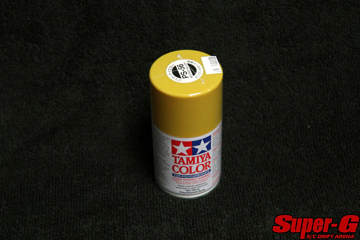 Tamiya - Mustard Yellow - PS-56 Polycarbonate Spray Paint for Lexan [Tamiya] 86056