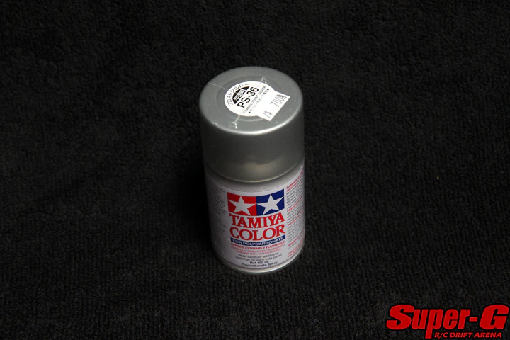 Tamiya - Translucent Silver - PS-36 Polycarbonate Spray Paint for Lexan [Tamiya] 86036