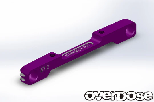 TC ALUMINUM LOW MOUNT SUSPENSION MOUNTS - TOE BLOCKS 43.7mm 48.2mm 52.7mm 57.2mm 61.7mm RED PURPLE BLACK [Overdose] - Image 11