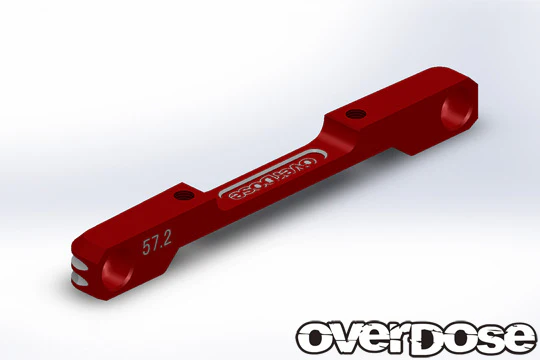 TC ALUMINUM LOW MOUNT SUSPENSION MOUNTS - TOE BLOCKS 43.7mm 48.2mm 52.7mm 57.2mm 61.7mm RED PURPLE BLACK [Overdose] - Image 12