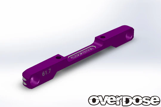 TC ALUMINUM LOW MOUNT SUSPENSION MOUNTS - TOE BLOCKS 43.7mm 48.2mm 52.7mm 57.2mm 61.7mm RED PURPLE BLACK [Overdose] - Image 14