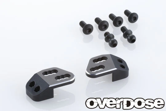 TC Aluminum Rear Upper Arm Bracket (For GALM, GALM ver.2) (RED PURPLE BLACK)  [Overdose] OD2850 OD2849 OD2848 - Image 2
