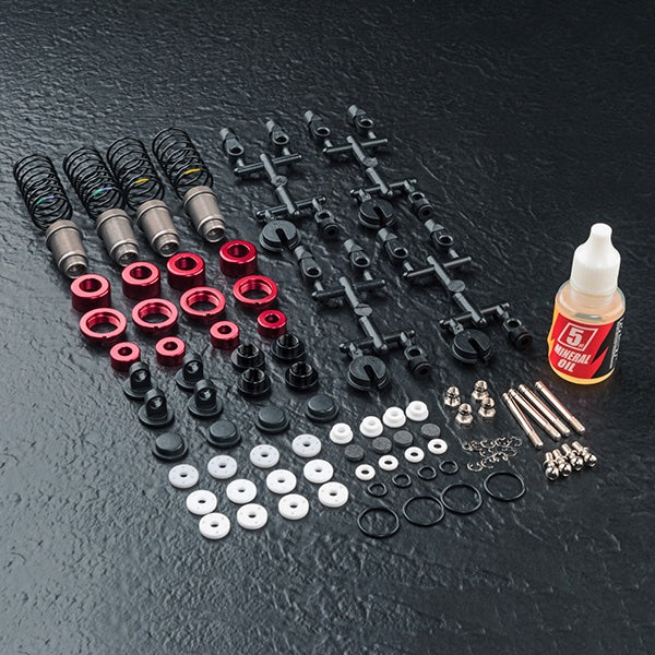TDA Aluminum Drift Shock Set (RED) FXX RMX RRX KMW [MST] 820150R