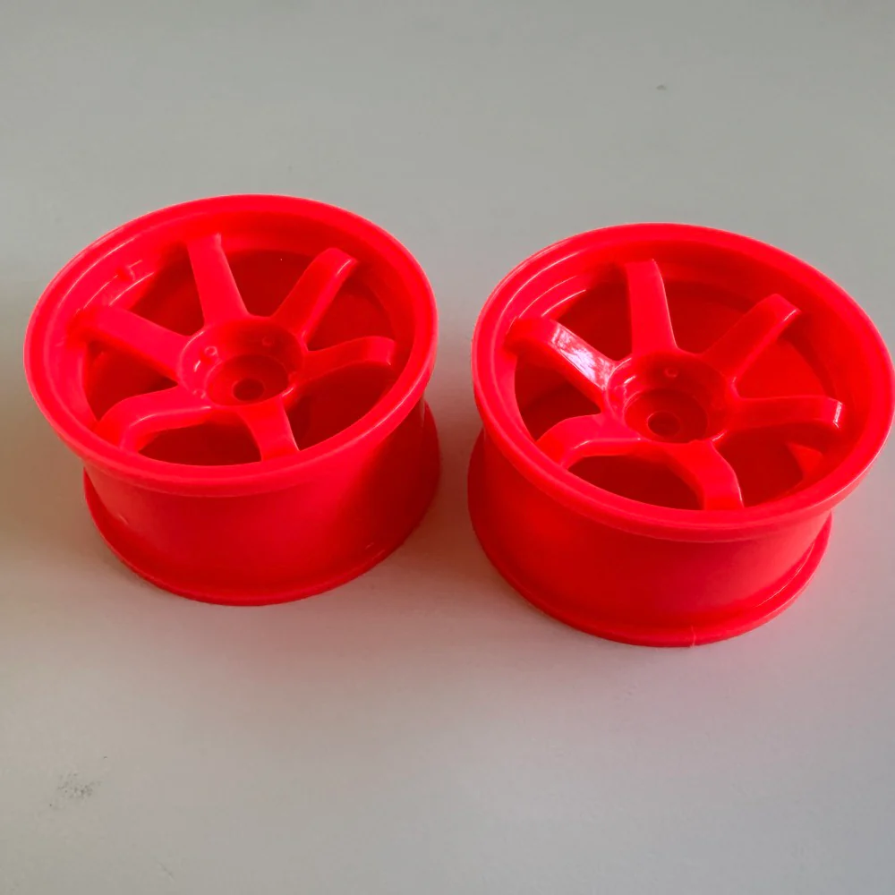 TE37 6 Spoke Wheels - 5mm 8mm KV Coat - PINK 1-10 DRIFT RIMS [SPICE] SPKV-007 SPKV-010 - Image 3