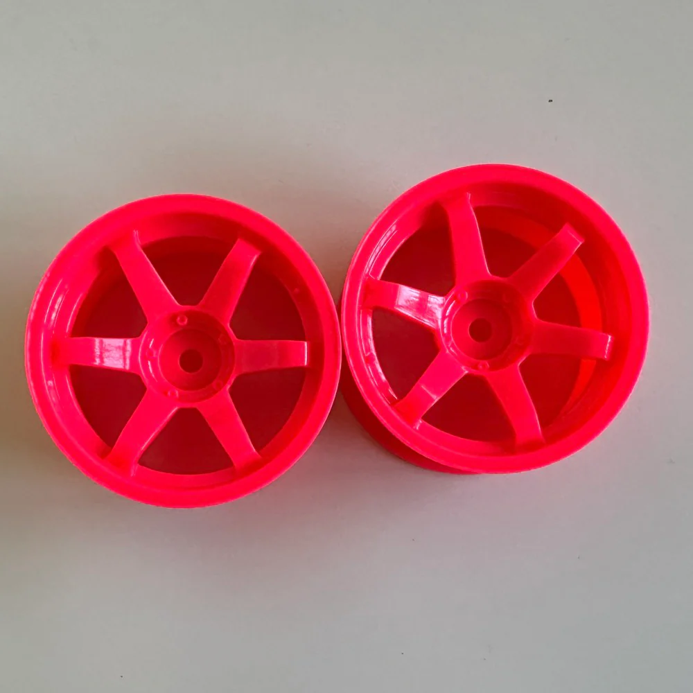 TE37 6 Spoke Wheels - 5mm 8mm KV Coat - PINK 1-10 DRIFT RIMS [SPICE] SPKV-007 SPKV-010 - Image 4