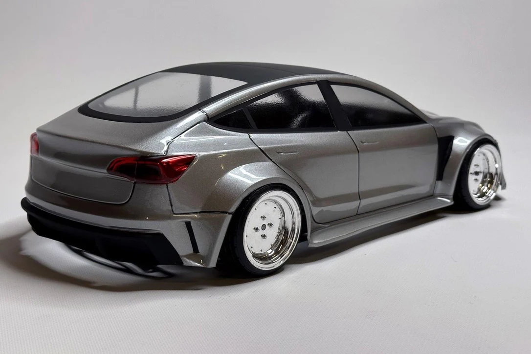 TESLA MODEL 3 1-10 BODY SET [APlastics] TESLA - Image 3