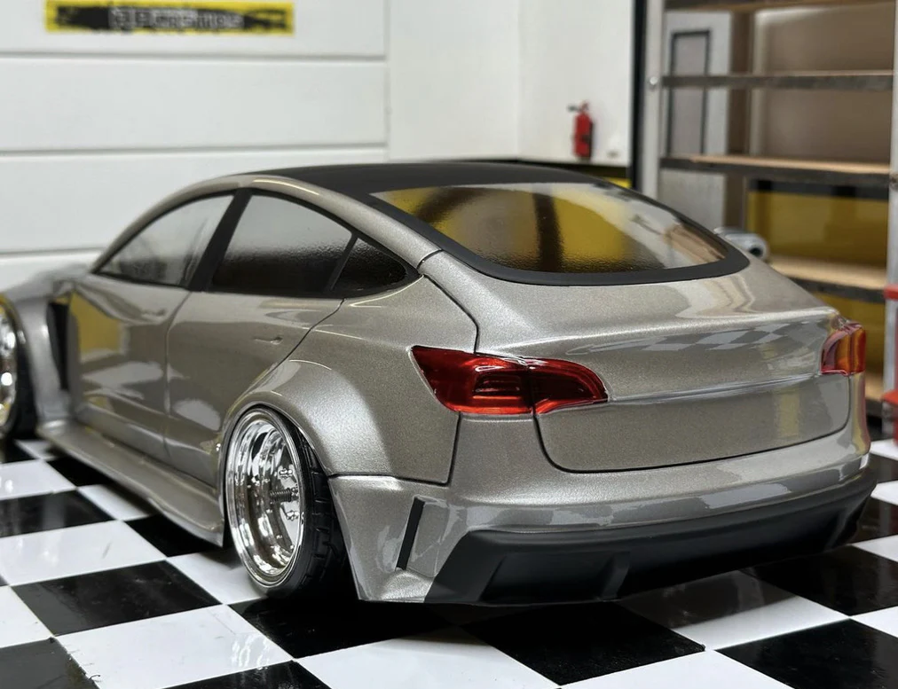 TESLA MODEL 3 1-10 BODY SET [APlastics] TESLA - Image 5