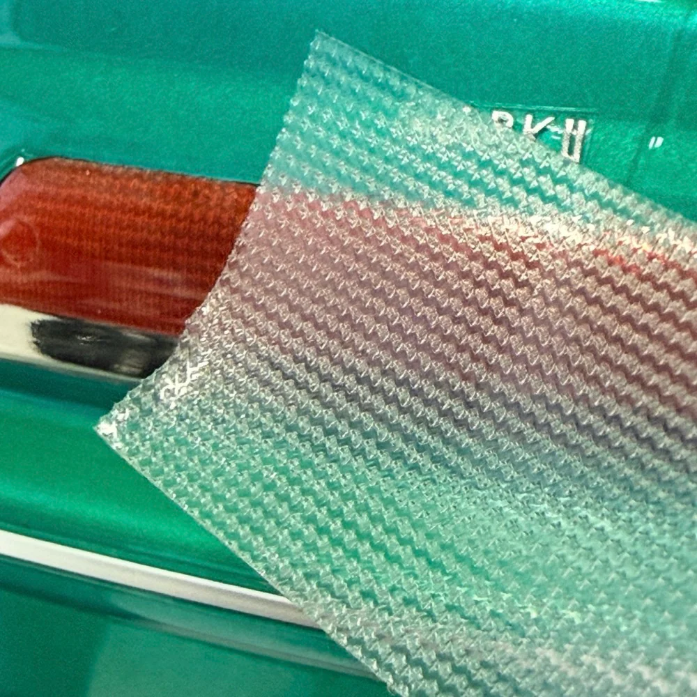 Textured Clear Tape (for Lights) Transpore TAPE ROLL 25mm (30ft roll) Surgical [3M] - Image 3