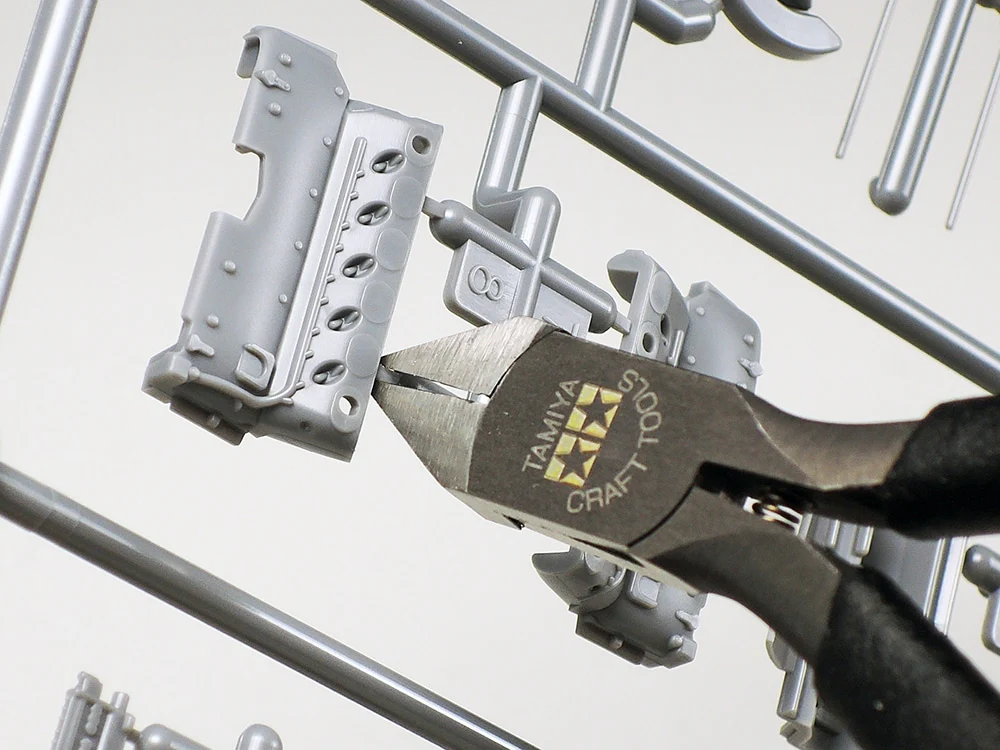 THIN PLATE SHARP Side Cutters (PLASTIC MODEL GATE SNIPPER) [Tamiya] 74035 - Image 3