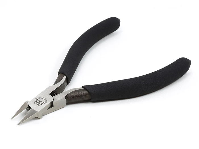 THIN TAPERED JAW PLATE SHARP Side Cutters (PLASTIC MODEL GATE SNIPPER) [Tamiya] 74123 - Image 3