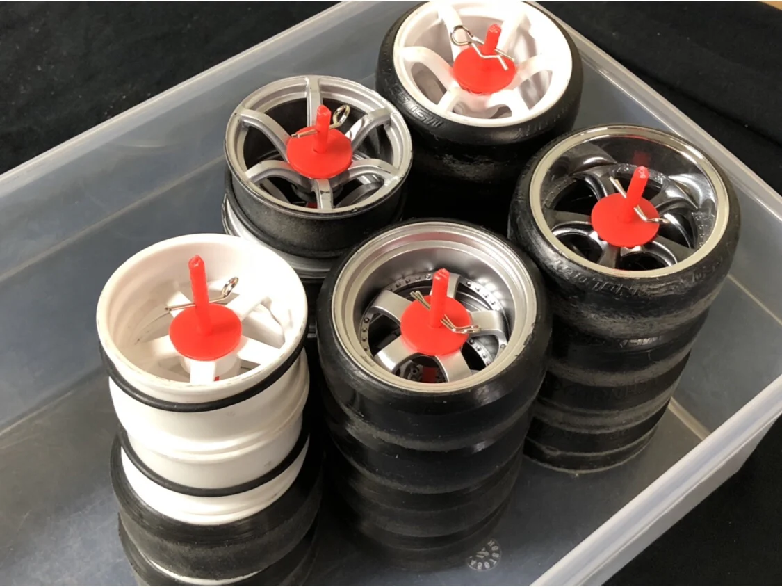 Tire Sticks Wheel and Rim Holder (5 Pack) RED [Eagle] 1130V4U-RE - Image 3
