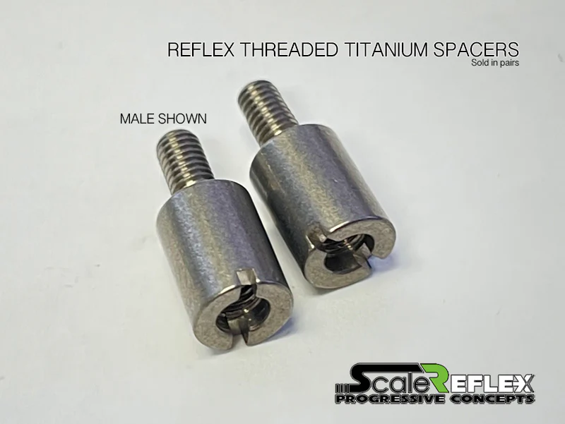 Titanium Lightweight M3 Threaded Spacer Standoff Extender PAIR  male or female [ScaleReflex] 4mm ~ 12mm - Image 2
