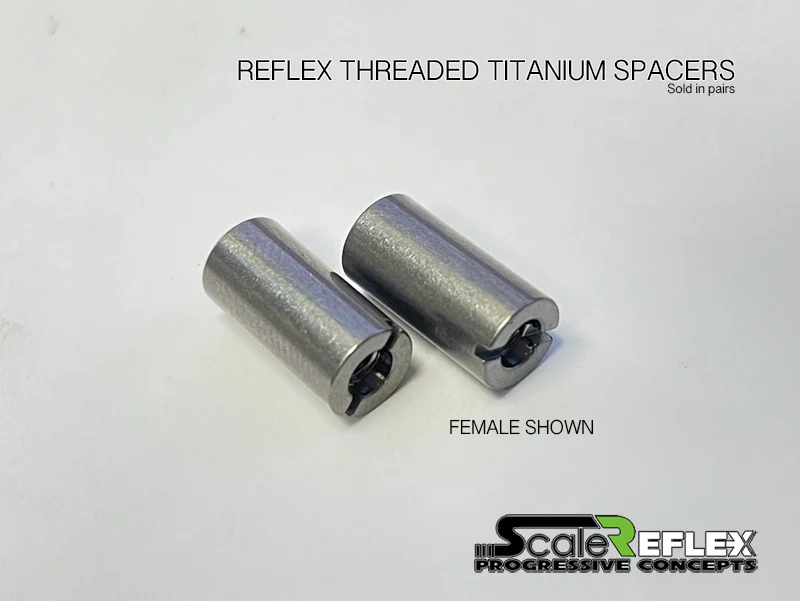 Titanium Lightweight M3 Threaded Spacer Standoff Extender PAIR  male or female [ScaleReflex] 4mm ~ 12mm - Image 3
