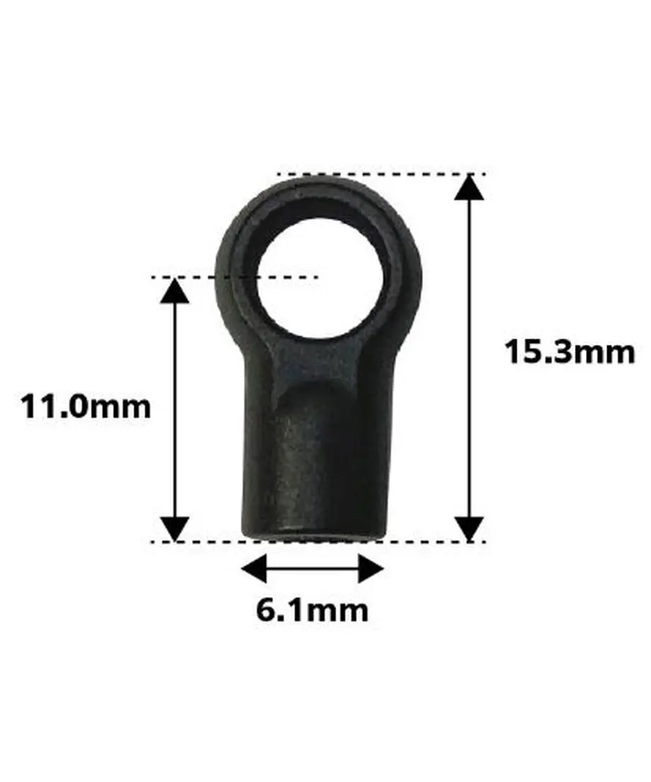 Topline Ball Cup - Open Cup (CAP) 4.3mm 4.8mm 5.3mm - 4 PACK [Topline] - Image 2