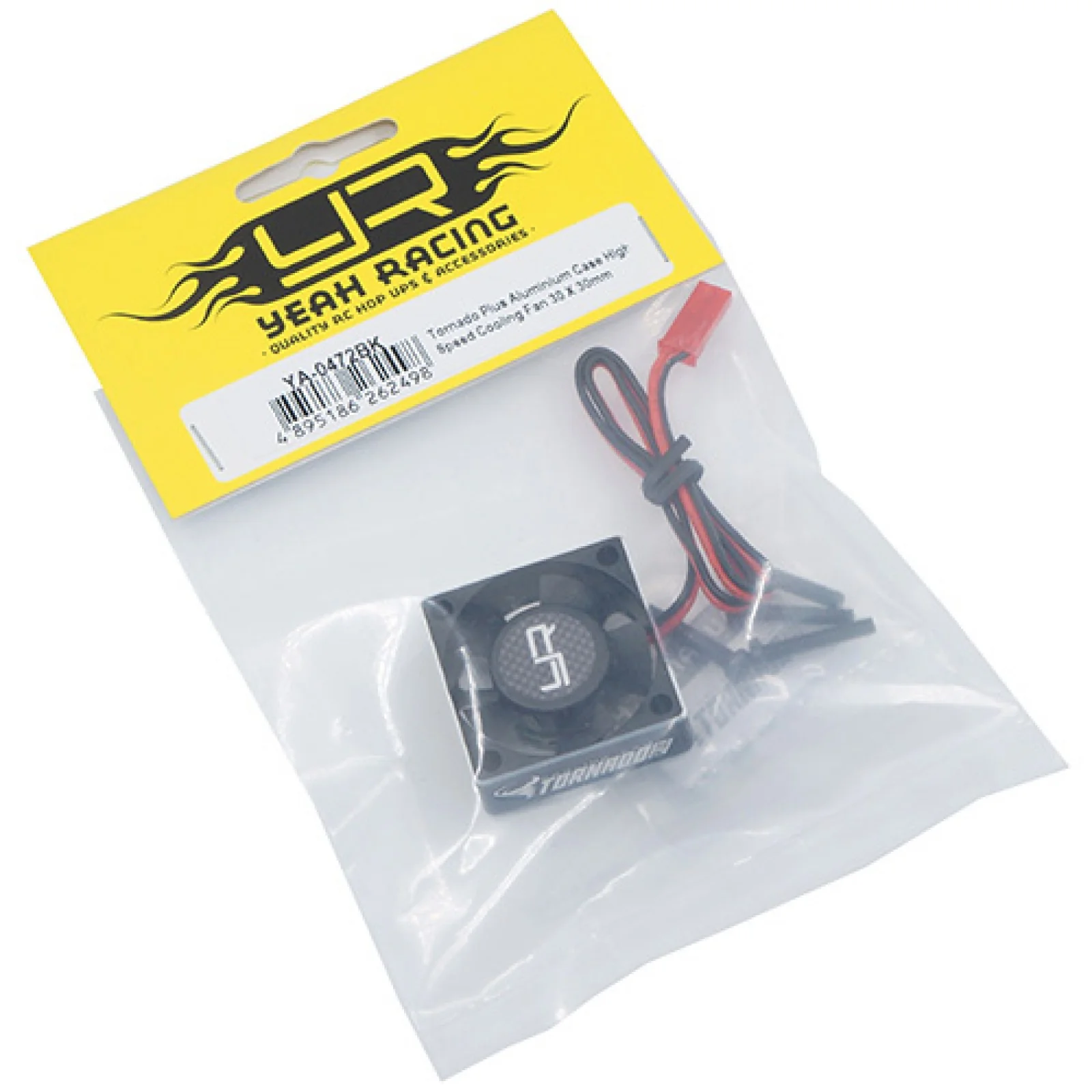Tornado Plus Aluminum Case High Speed Cooling Fan 30x30mm [Yeah Racing] YA-0472BK - Image 2