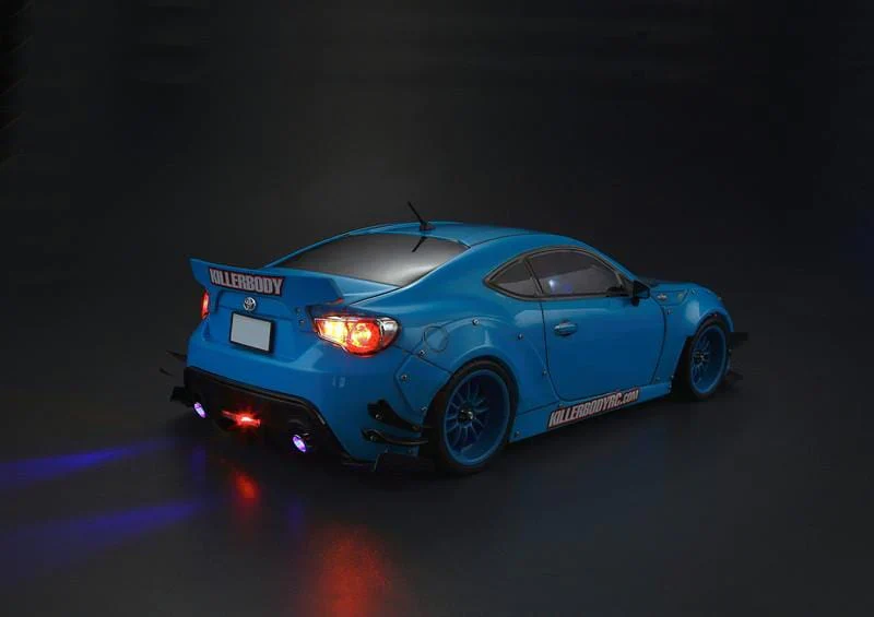 TOYOTA 86 - SUBARU BRZ + Widebody 1-10 Body Set (w- Wing, Mirrors, Buckets) COMBO (BODY KIT + BODY) [Killerbody] 48582 + 48575 - Image 4