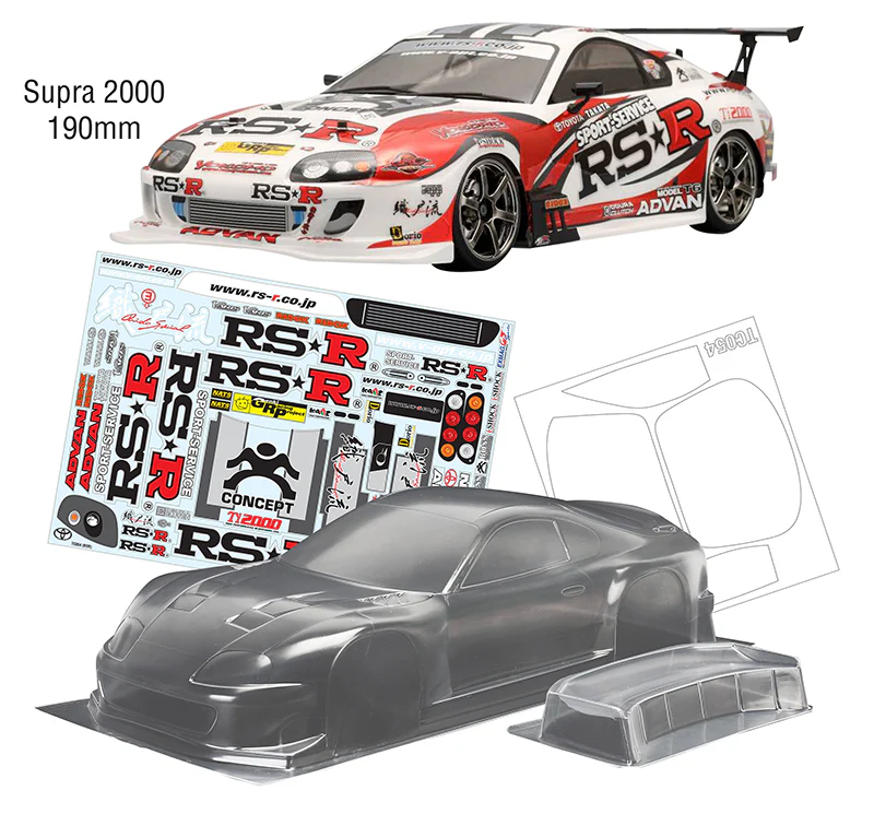 Toyota A80 Mark IV Supra 1-10 Body Shell [Quality RC] QRC-054-A80SUPRA - Image 2