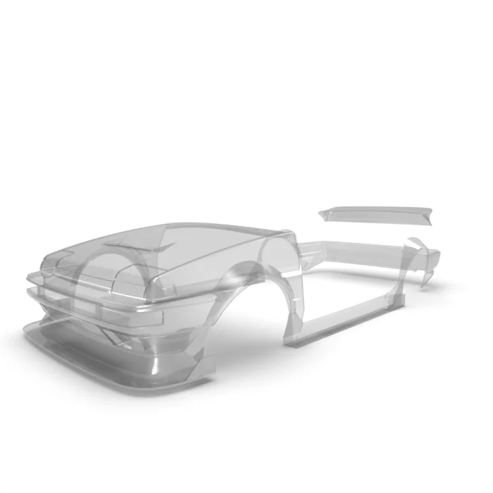Toyota AE86 w J Run Wideboy 1-10 Drift Body Shell [24K] TAF14000 + GWN00003 - Image 6