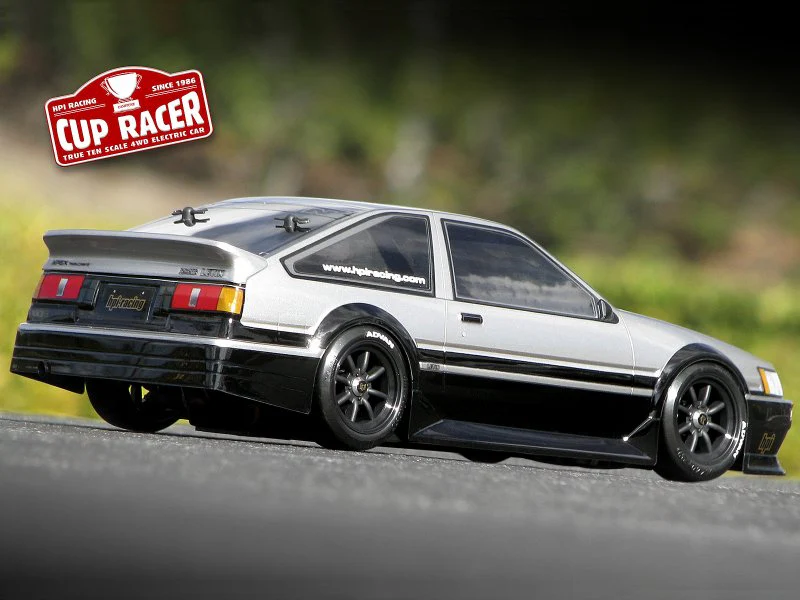 Toyota AE86 Levin Coupe 2DR / Corolla 1-10 SWB 225WB Body Set - [HPI] 7213 - Image 4