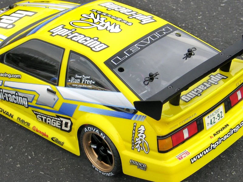 Toyota AE86 Levin Hatchback 3DR / Corolla 1-10 (190mm) Body Set - [HPI] 17214 - Image 3