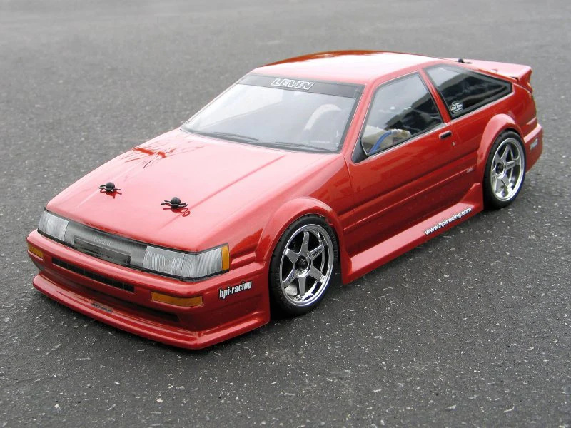 Toyota AE86 Levin Hatchback 3DR / Corolla 1-10 (190mm) Body Set - [HPI] 17214 - Image 5