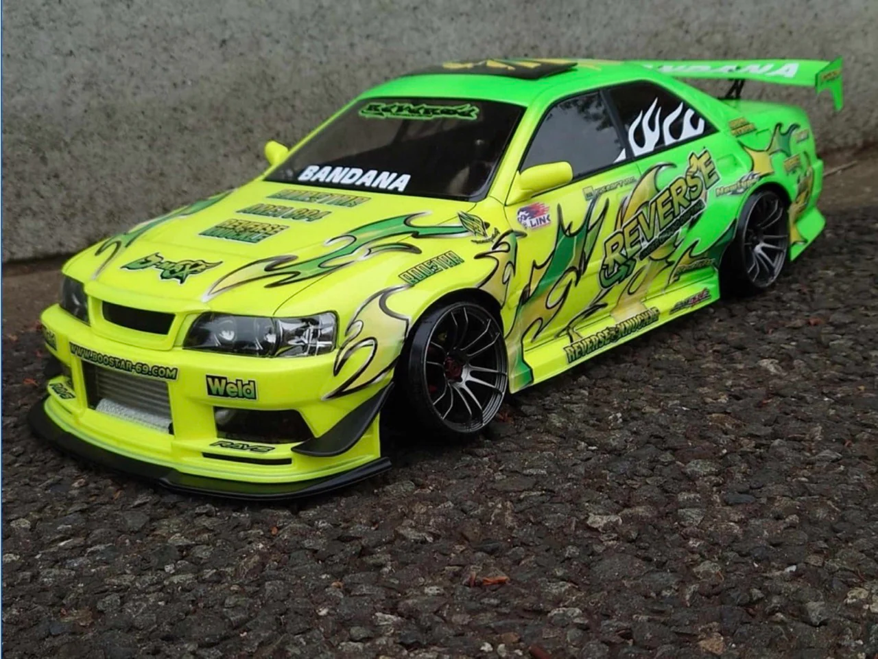 Toyota Chaser JZX100 KAZAMA Auto 1/10 BODY SET [Addiction RC] AD-HB18