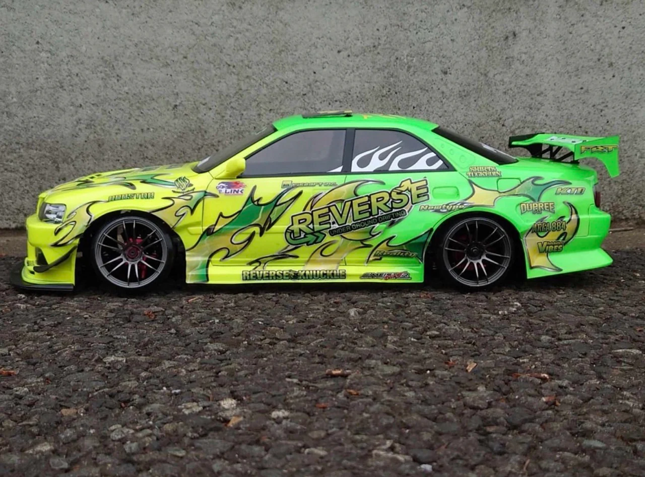 Toyota Chaser JZX100 KAZAMA Auto 1/10 BODY SET [Addiction RC] AD-HB18 - Image 4