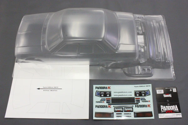Toyota Corolla KE70 Sedan 1-10 Body Set [Pandora] PAB-3127 - Image 2