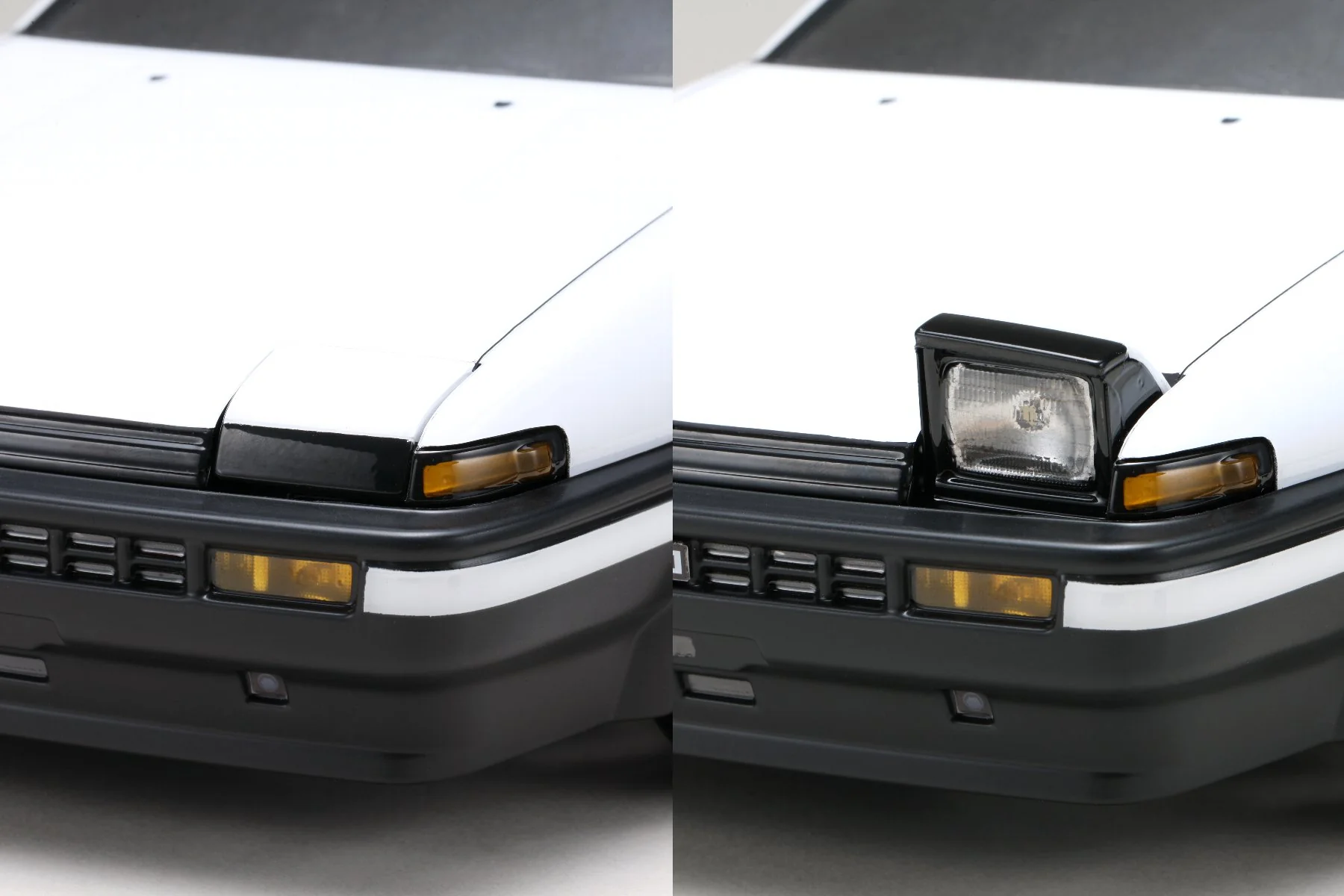 PREORDER: TOYOTA Corolla Levin (AE86) 2-Door Body Set 1-10 Clear Lexan [Yokomo] SD-AE86L2B - Image 10