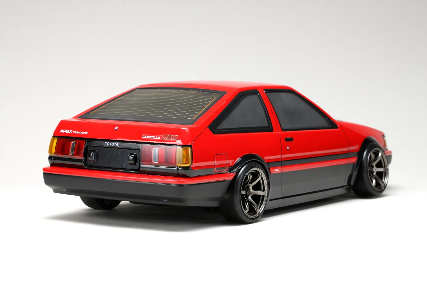 PREORDER: TOYOTA Corolla Levin (AE86) 3-Door Body Set 1-10 Clear Lexan [Yokomo] SD-AE86L3B - Image 3