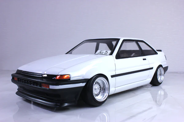 Toyota Corolla Trueno (Pop Up Lights) AE86 Coupe 1-10 Body Set [Pandora] PAB-3176 - Image 4