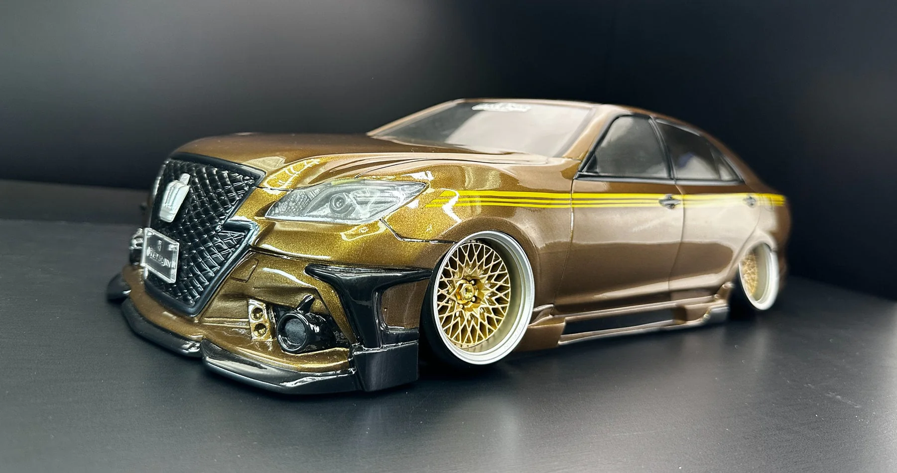 Toyota Crown 21 1-10 Black Pearl Edition Body Set [Tetsujin] TT-8312