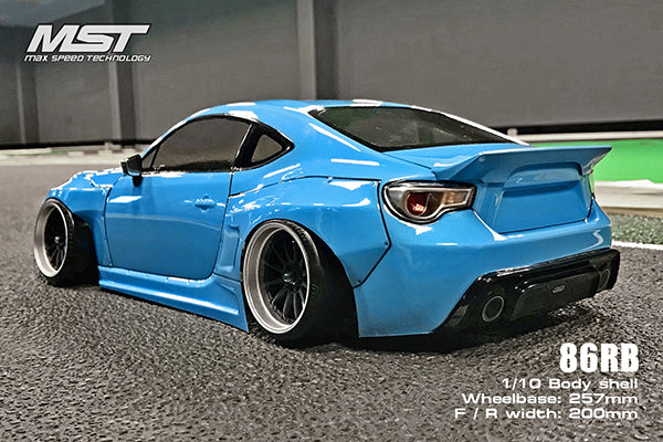 Toyota FRS BRZ 86RB Rocket Bunny Widebody 200mm 1-10 Drift Body 86LB [MST] 720019 - Image 2