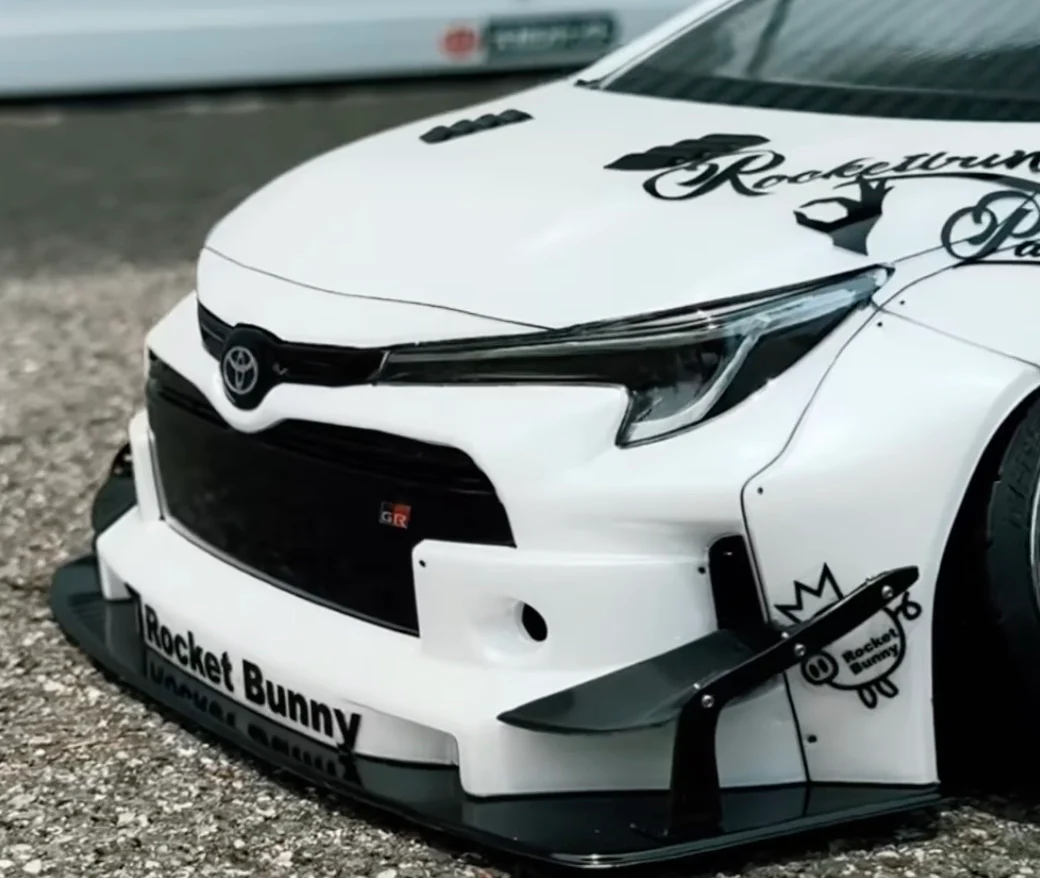 Toyota GR Corolla PANDEM 1/10 BODY SET [Addiction RC] AD-RB11 - Image 2