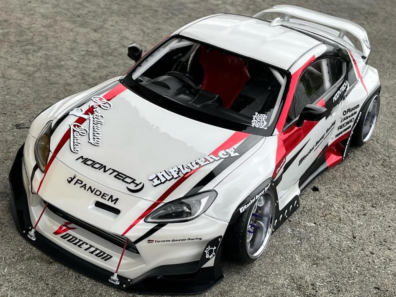 TOYOTA GR86 GR PANDEM Widebody Body Set (STANDARD 258mm Wheelbase) 1-10 REAL GRADE BODY [Addiction] AD-RB9 - Image 4