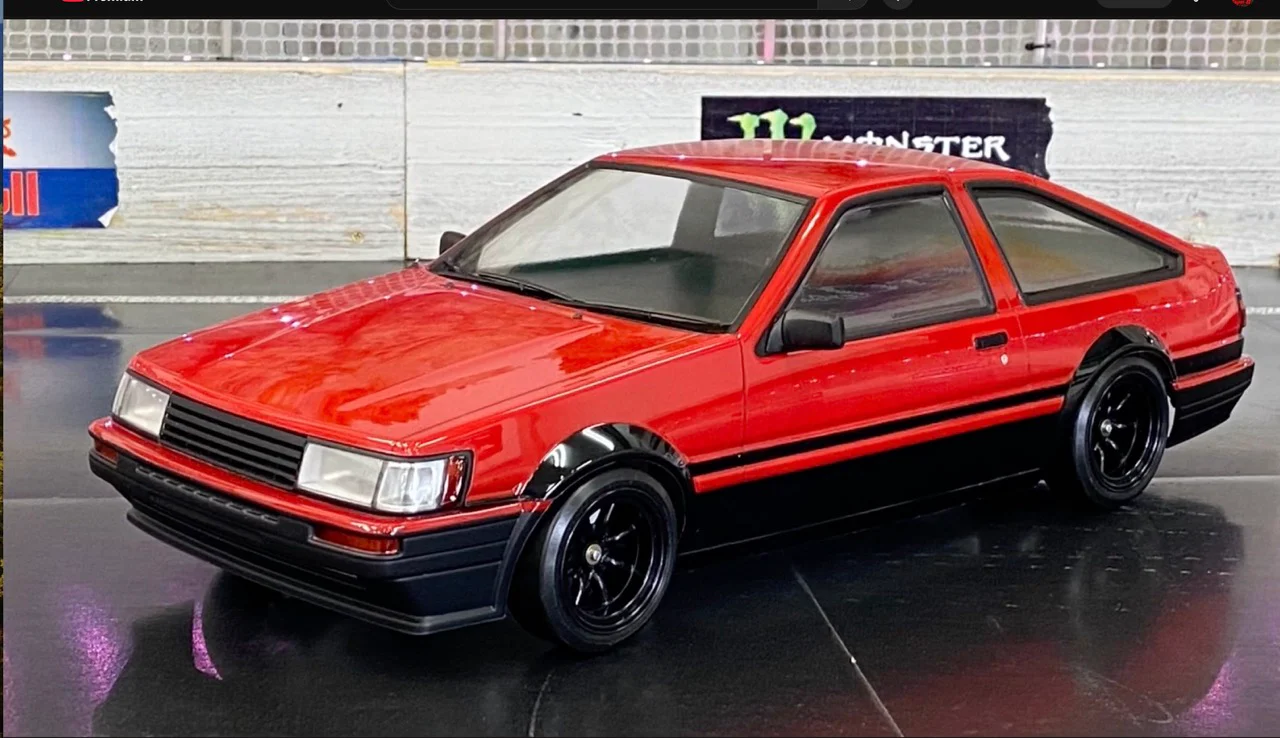TOYOTA LEVIN AE86 (240mm short wheelbase) 1-10 REAL GRADE BODY SWB [Addiction] AD-RB12 - Image 2