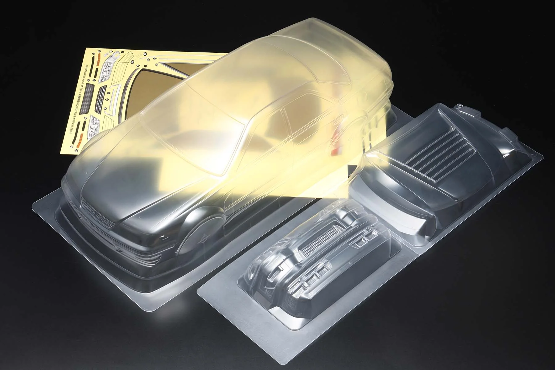 Toyota Mark II JZX100 (BN Sports Mark2) 1-10 Body Set [Yokomo] SD-JZXBNB - Image 3