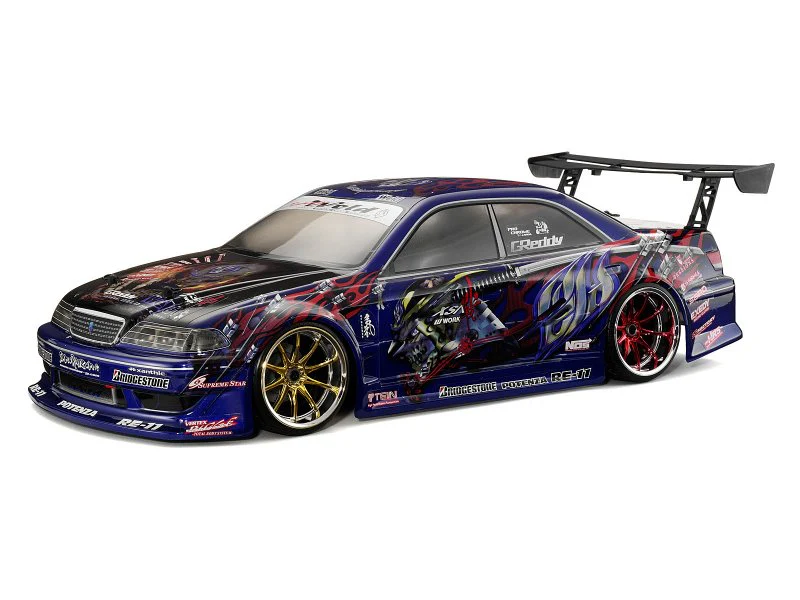 Toyota Mark II JZX100 Mark2 Weld Edition Full Livery and Wing 1-10 Body Set 200mm - [HPI] 30717