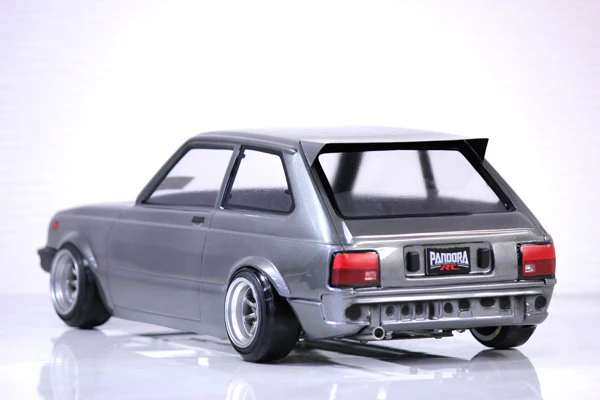 Toyota Starlet KP61 Late Model 1-10 Body Set [Pandora] PAB-3182 - Image 2