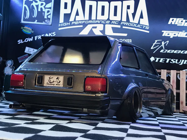 Toyota Starlet KP61 Late Model 1-10 Body Set [Pandora] PAB-3182 - Image 5