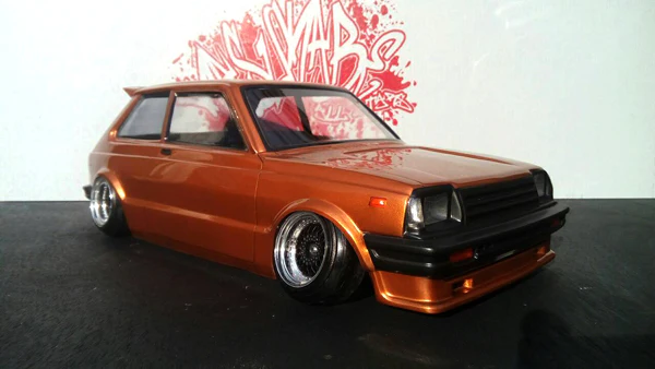 Toyota Starlet KP61 Late Model 1-10 Body Set [Pandora] PAB-3182 - Image 7