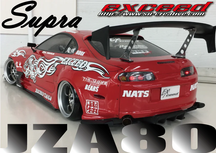Toyota Supra JZA80  1-10 Body Set [eXceed RC] SU-BODY-JZA80 - Image 2