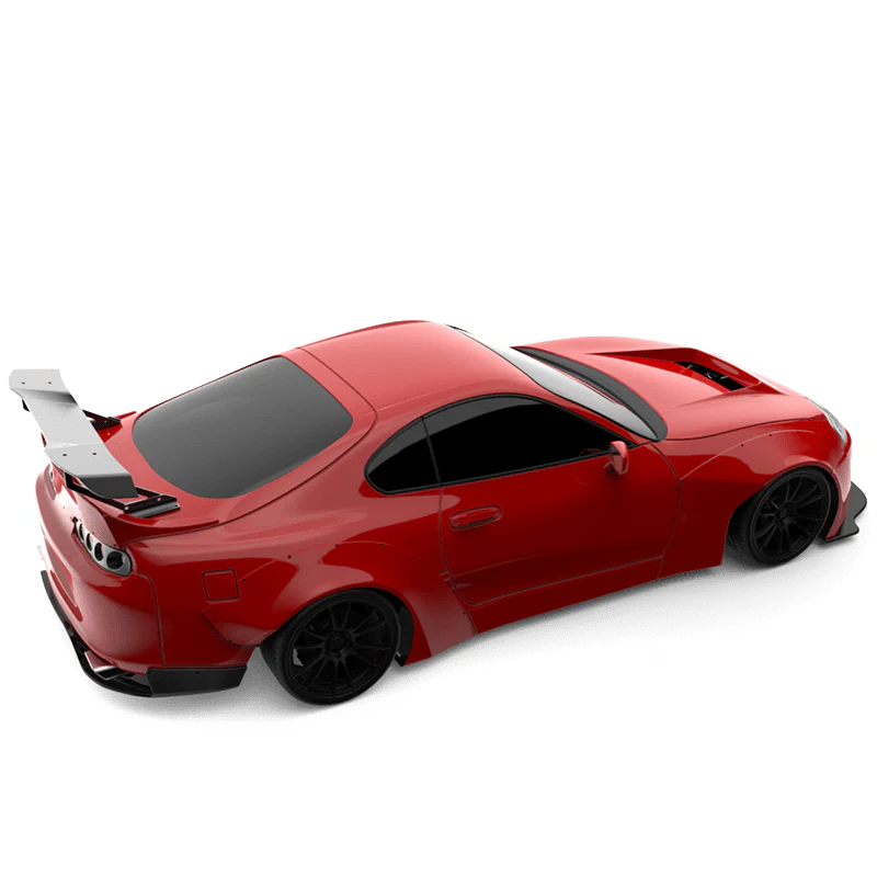 TOYOTA SUPRA JZA80 A80 ROCKET BUNNY WIDEBODY 1-10 Drift Body Shell [RC ARLOS] TAF30000 - Image 4